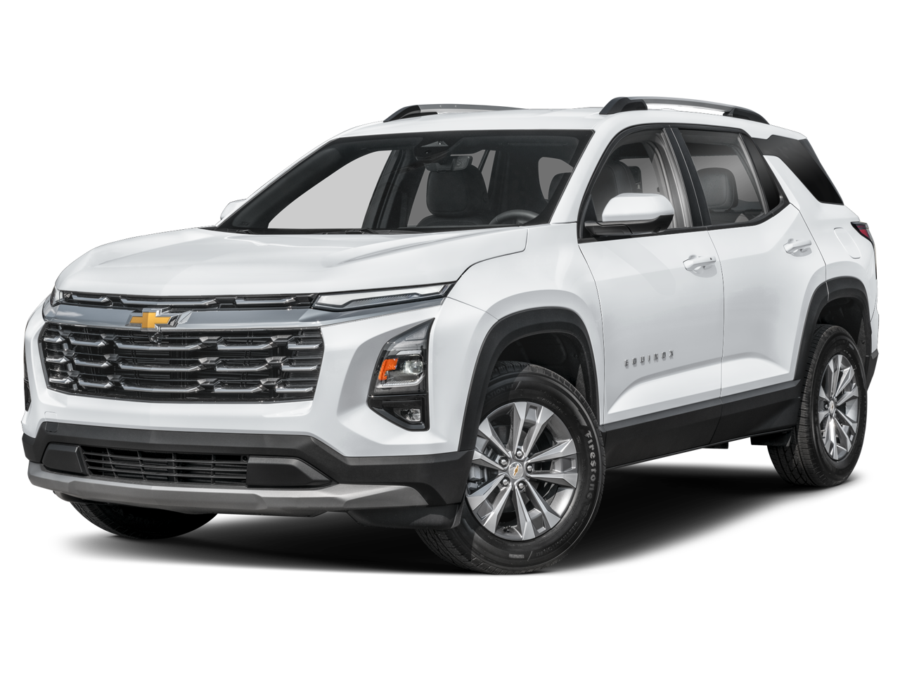 2026 Chevrolet Equinox LT in Mosaic Black Metallic — front three-quarter view