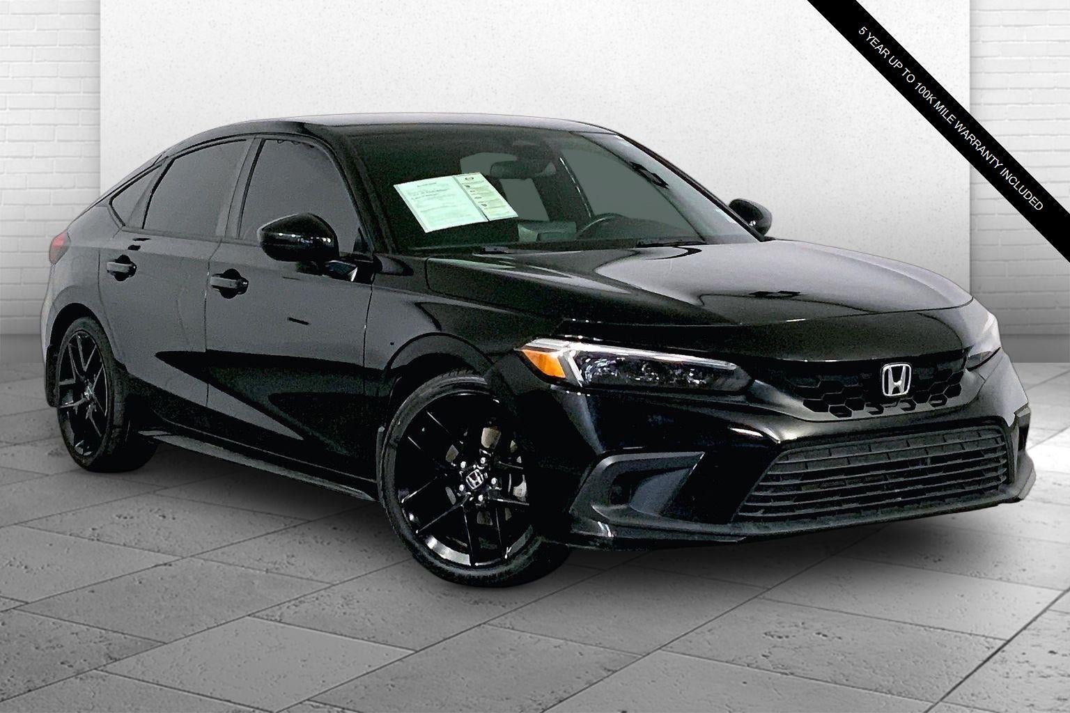 2023 Honda Civic Hatchback — front three-quarter view